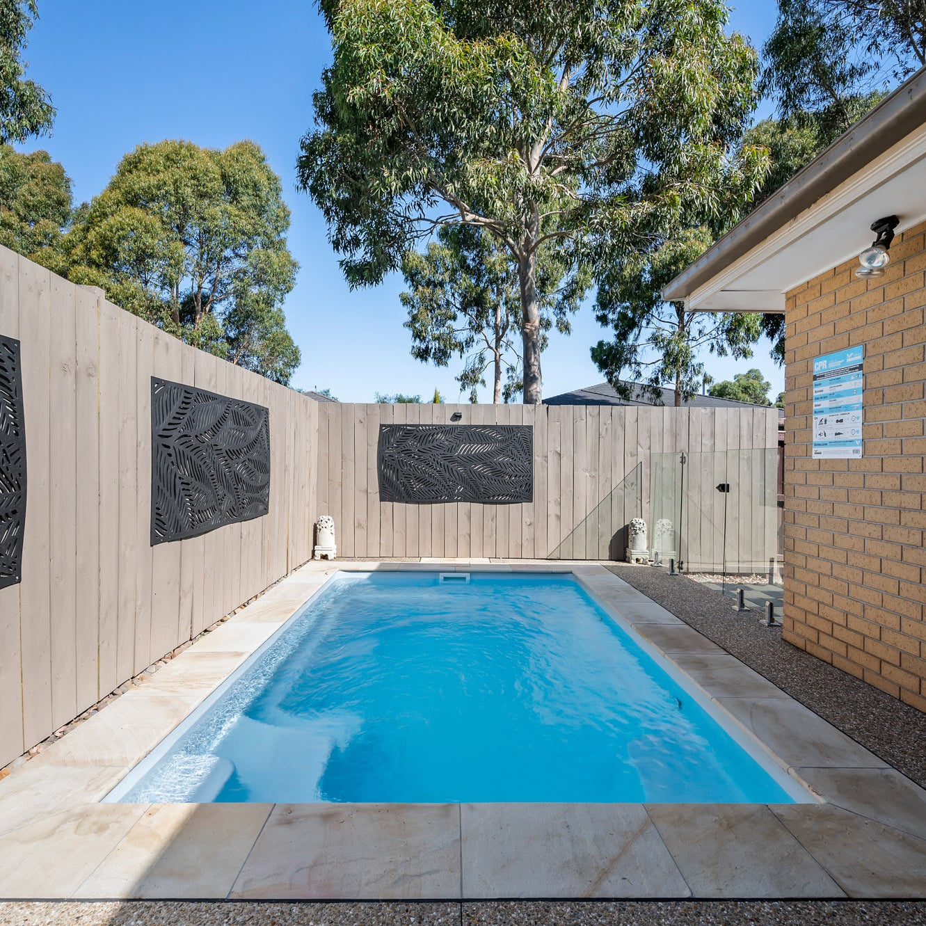 Courtyard 4M Fibreglass Pool | Swimming Pools Direct